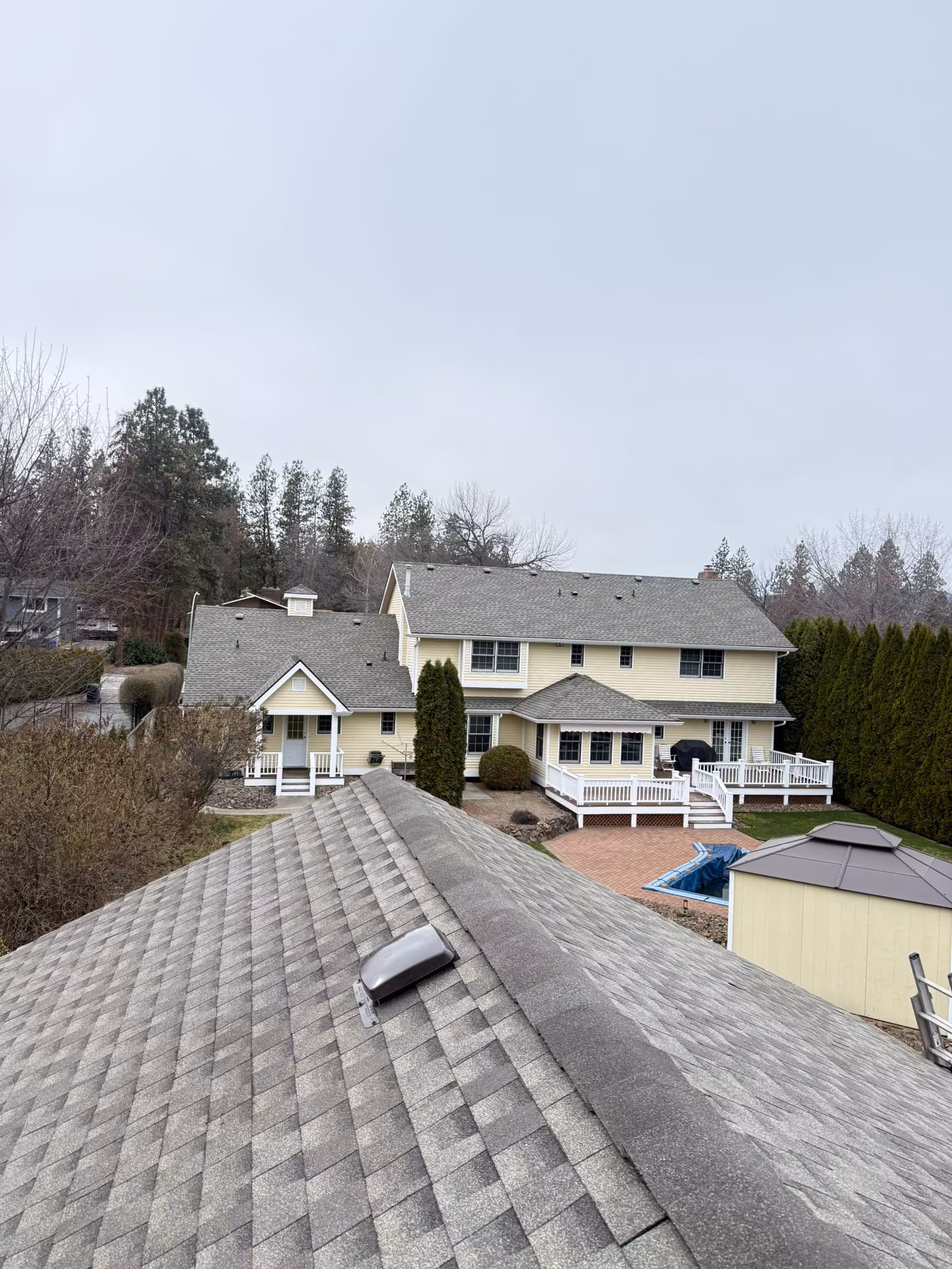 Complete roof system replacement including new decking where needed — West Kelowna